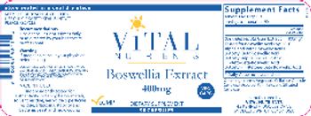 Vital Nutrients Boswellia Extract 400 mg - supplement