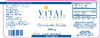 Vital Nutrients Chondroitin Sulfate 400 mg - supplement