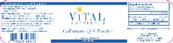 Vital Nutrients CoEnzyme Q10 Powder - supplement