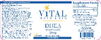 Vital Nutrients DHEA 25 mg - supplement