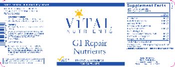 Vital Nutrients GI Repair Nutrients - supplement