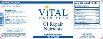 Vital Nutrients GI Repair Nutrients - supplement