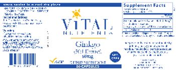 Vital Nutrients Ginkgo (50:1 Extract) 80 mg - supplement