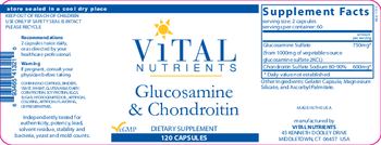 Vital Nutrients Glucosamine & Chondroitin - supplement