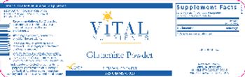 Vital Nutrients Glutamine Powder - supplement