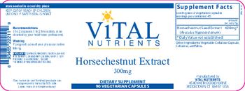 Vital Nutrients Horsechestnut Extract 300 mg - supplement
