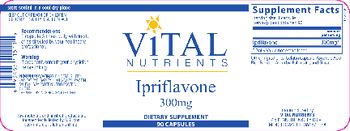 Vital Nutrients Ipriflavone 300 mg - supplement