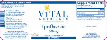 Vital Nutrients Ipriflavone 300 mg - supplement