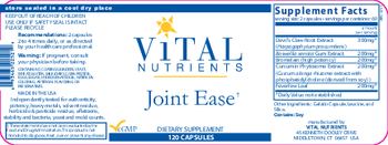Vital Nutrients Joint Ease - supplement