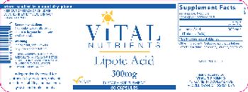 Vital Nutrients Lipoic Acid 300 mg - supplement