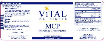 Vital Nutrients MCP - supplement