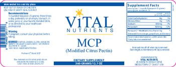 Vital Nutrients MCP - supplement