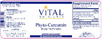 Vital Nutrients Phyto-Curcumin plus Enzymes - supplement