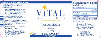 Vital Nutrients Strontium 227 mg - supplement