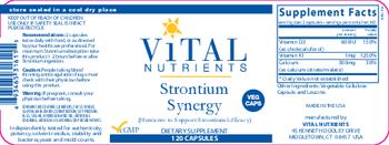 Vital Nutrients Strontium Synergy - supplement