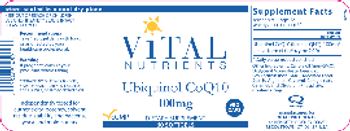 Vital Nutrients Ubiquinol CoQ10 100 mg - supplement