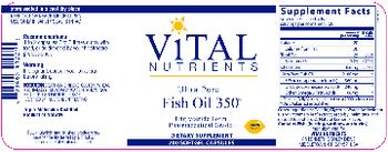 Vital Nutrients Ultra Pure Fish Oil 350 Lemon Flavor - supplement