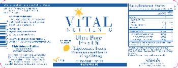 Vital Nutrients Ultra Pure Fish Oil Lemon/Lime Flavor - supplement