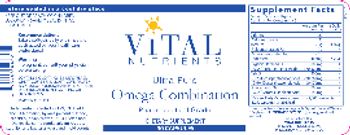 Vital Nutrients Ultra Pure Omega Combination - supplement