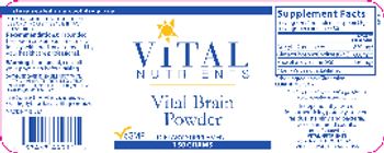 Vital Nutrients Vital Brain Powder - supplement