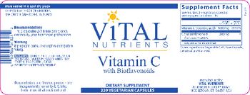 Vital Nutrients Vitamin C with Bioflavonoids - supplement