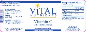Vital Nutrients Vitamin C with Bioflavonoids - supplement