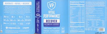 Vital Performance RECOVER Watermelon Blueberry - supplement