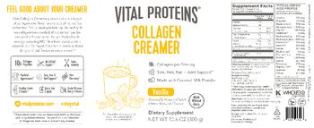 Vital Proteins Collagen Creamer - supplement