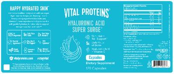Vital Proteins Hyaluronic Acid Super Surge - supplement