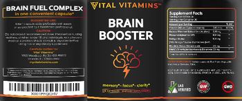 Vital Vitamins Brain Booster - supplement