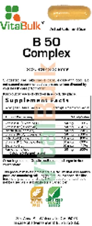 VitalBulk B 50 Complex - food supplement