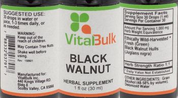 VitalBulk Black Walnut - herbal supplement