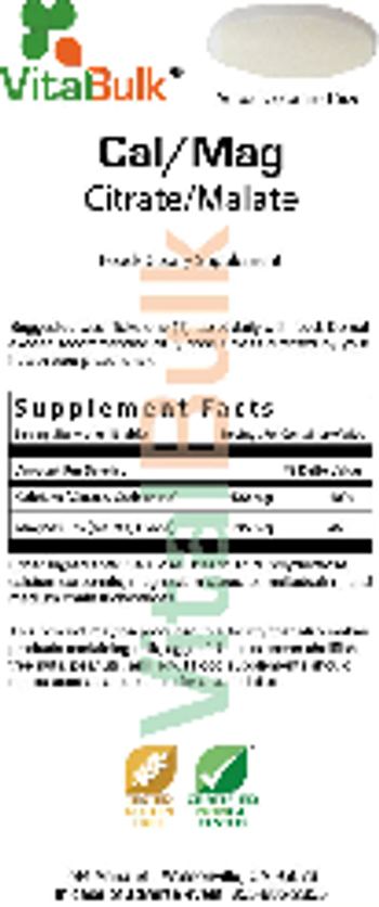 VitalBulk Cal/Mag Citrate/Malate - food supplement