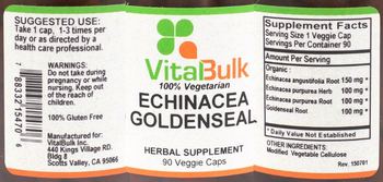 VitalBulk Echinacea Goldenseal - herbal supplement