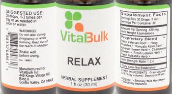 VitalBulk Relax - herbal supplement
