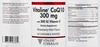 Vitaline Formulas Vitaline CoQ10 300 mg Strawberry-Kiwi Flavor - supplement