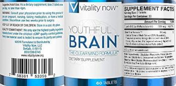 Vitality Now Youthful Brain - supplement