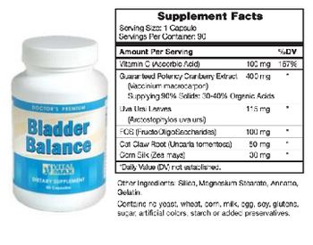 VitalMax Bladder Balance - supplement