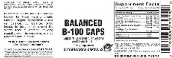 Vitamer Laboratories Balanced B-100 Caps - supplement