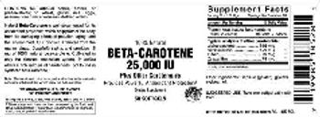 Vitamer Laboratories Beta-Carotene 25,000 IU - supplement