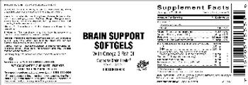 Vitamer Laboratories Brain Support Softgels - supplement