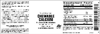 Vitamer Laboratories Chewable Calcium Natural Citrus Flavor - supplement