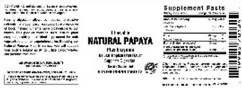 Vitamer Laboratories Chewable Natural Papaya Natural Tropical Fruit Flavor - supplement