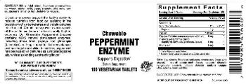 Vitamer Laboratories Chewable Peppermint Enzyme - supplement