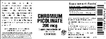Vitamer Laboratories Chromium Picolinate 200 mcg - supplement