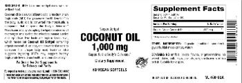 Vitamer Laboratories Coconut Oil 1,000 mg - supplement