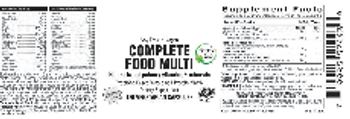 Vitamer Laboratories Complete Food Multi - supplement