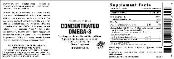Vitamer Laboratories Concentrated Omega-3 - supplement