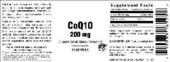 Vitamer Laboratories CoQ10 200 mg - supplement