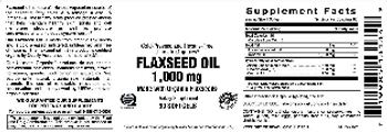 Vitamer Laboratories Flaxseed Oil 1,000 mg - supplement